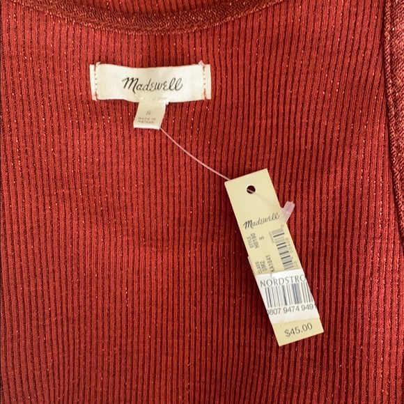 Madewell Copper Rust Sparkle Top - Picture 7 of 7